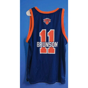 New York Knicks Jalen Brunson Ultra Game UNK Mens Tank Top Size XXL Royal Blue